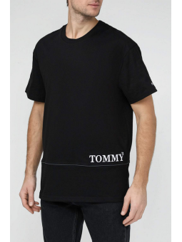 Camiseta Tommy Jeans luxe negra