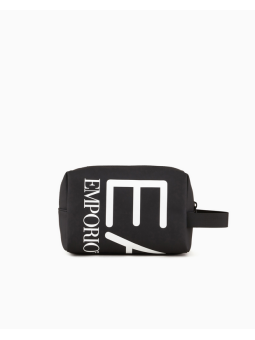 Neceser EA7 negro logo blanco