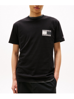 Camiseta Tommy Jeans negra estampada