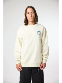 Sudadera Blue Banana Nature Crew Crema