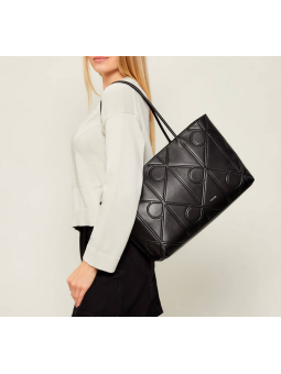 Bolso Calvin Klein shopper negro