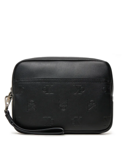 Pouch Calvin Klein negro estampado CK