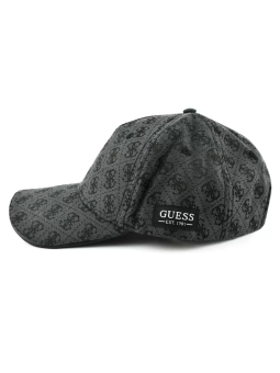 Gorra Guess gris oscura estampado 4G