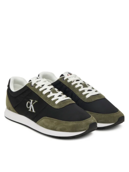 Sneaker Calvin Klein Retro negro verde