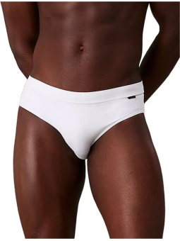 Bañador slip Calvin Klein blanco