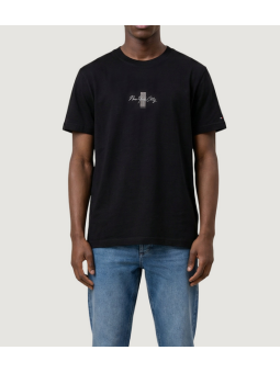 Camiseta Tommy Jeans negra logo espalda