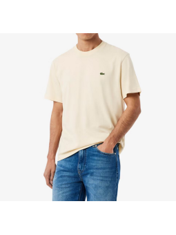 Camiseta Lacoste básica beige