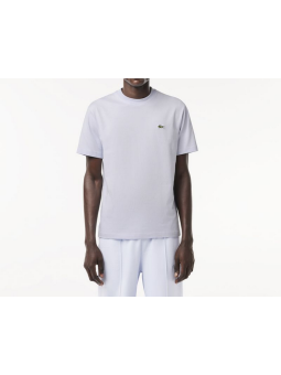 Camiseta Lacoste básica azul claro