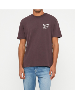 Camiseta Tommy Jeans Novelty tee rich brown