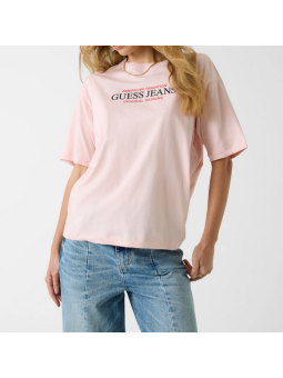 Camiseta Guess Jeans rosa