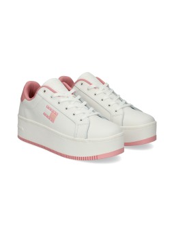 Sneaker Tommy Blanco/Rosa