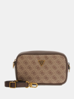 Neceser Guess Milano estampado 4G beige-marrón